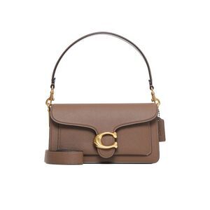 Coach Ny Women "Tabby 26" In Dark Stone Pebbled Leather